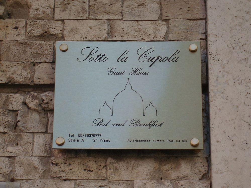 Sotto La Cupola Bed & Breakfast Roma Exterior foto